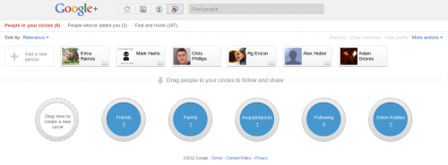 Google+ Circles Manager