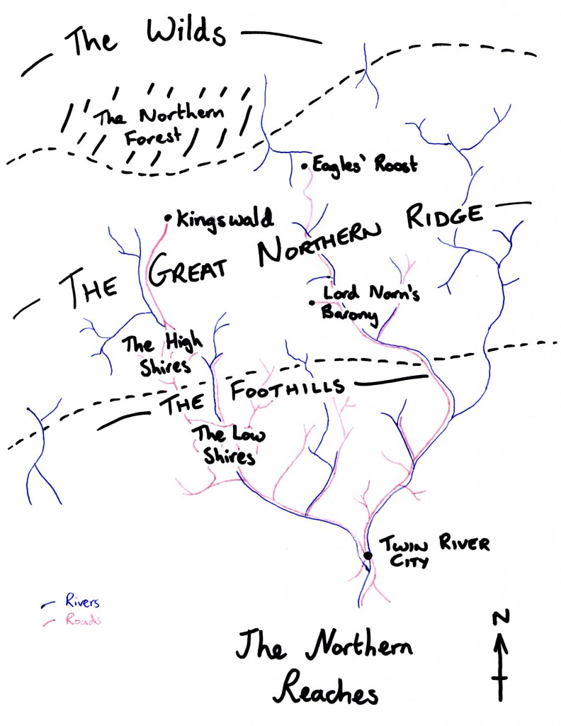 Map of the Northern Reaches