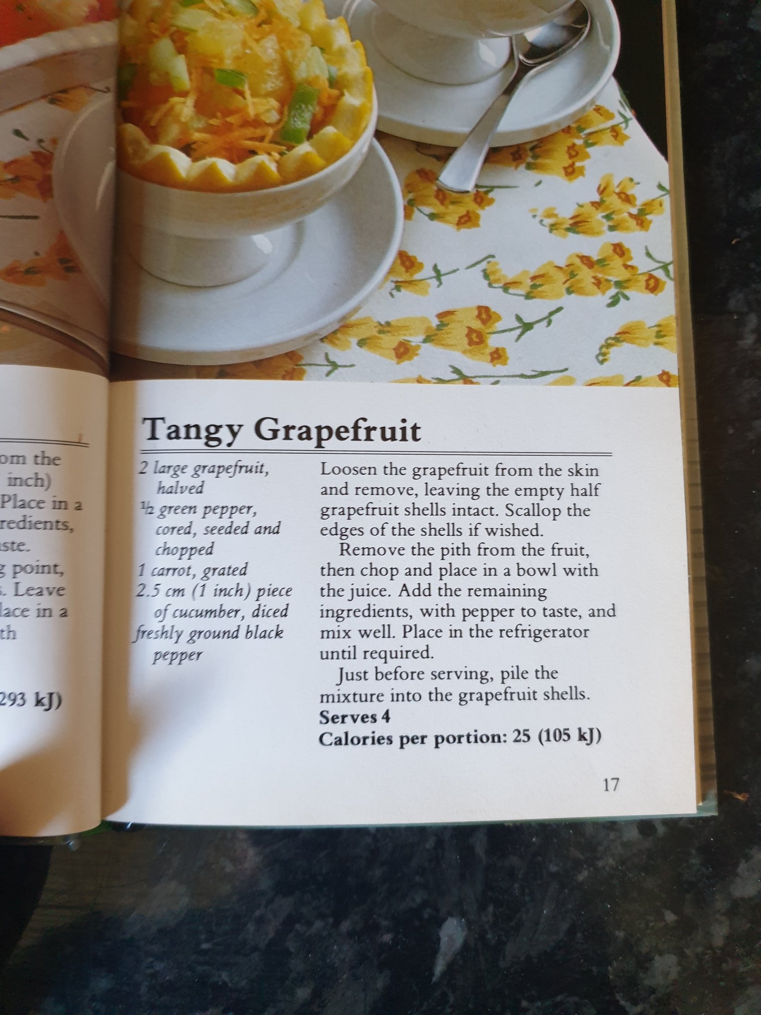 Tangy Grapefruit recipe
