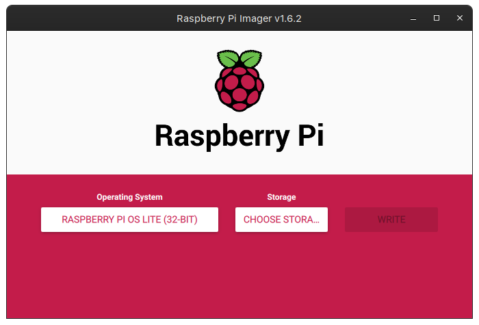 Raspberry Pi OS Imager