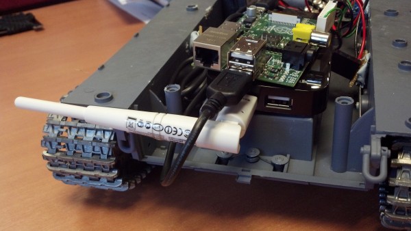 Rear of Lower Chassis, showing new WiFi Adapter