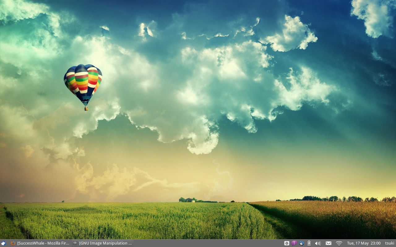 Bare XFCE Desktop