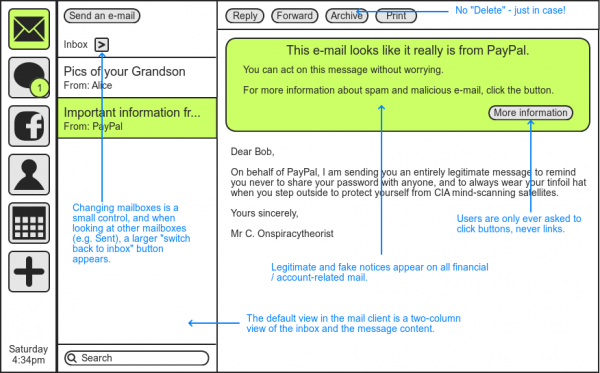 Simple Desktop Environment - E-mail App