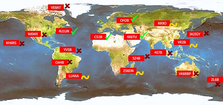 Annotated beacon map