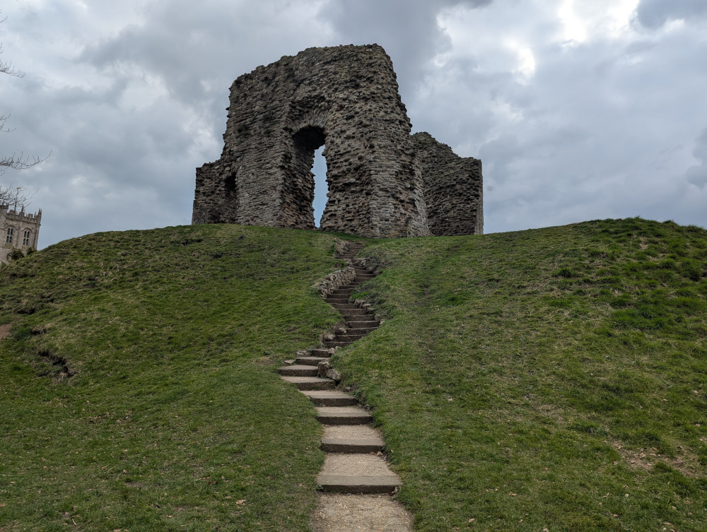 Christchurch Castle ruins