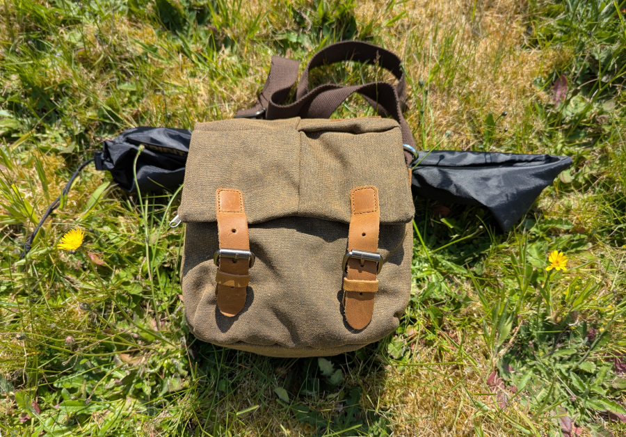 The bag, closed