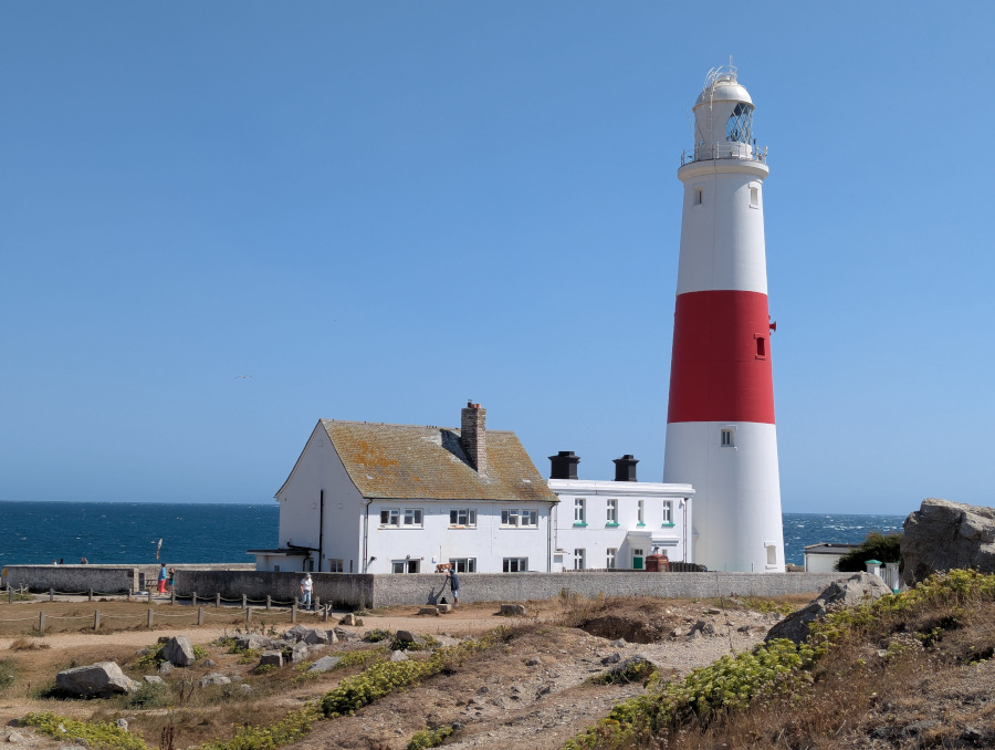 Portland Bill on a clear summer day