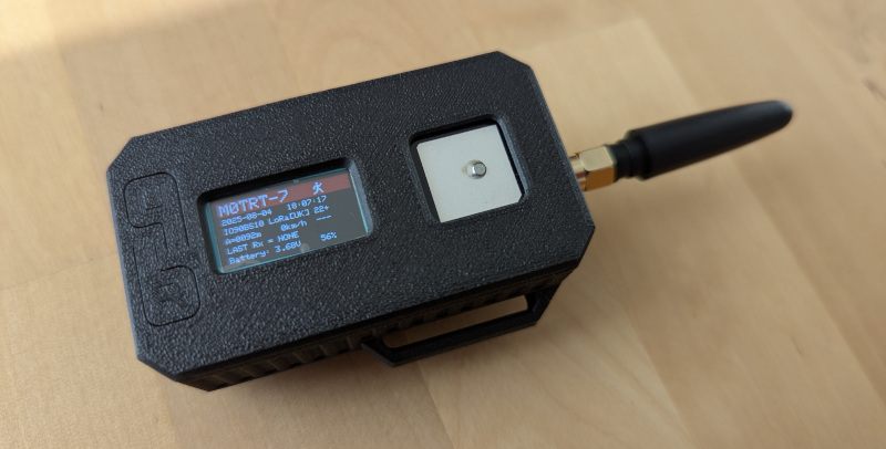 Heltec Wireless Tracker with APRS firmware installed