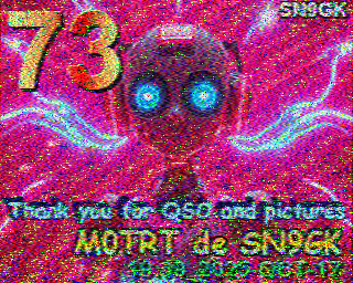 SSTV image