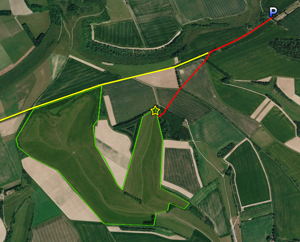 Route to the activation spot