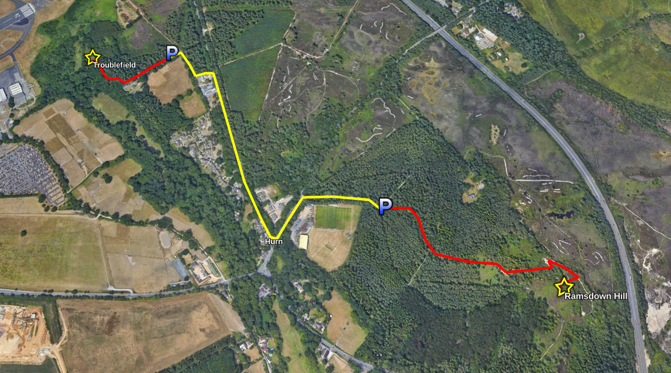 Route to both activation spots