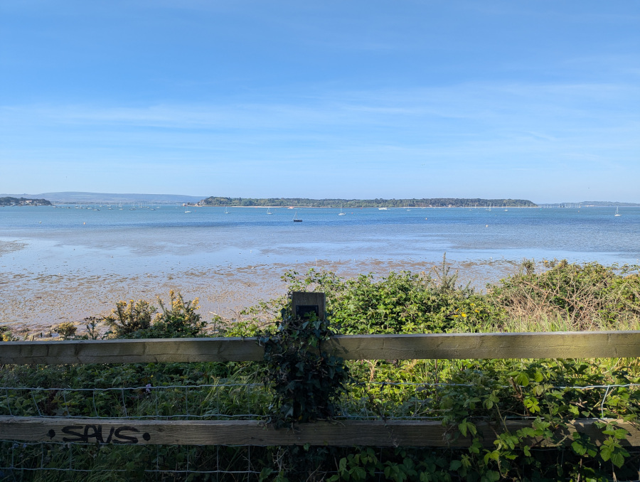 View of Poole Harbour from Evening Hill