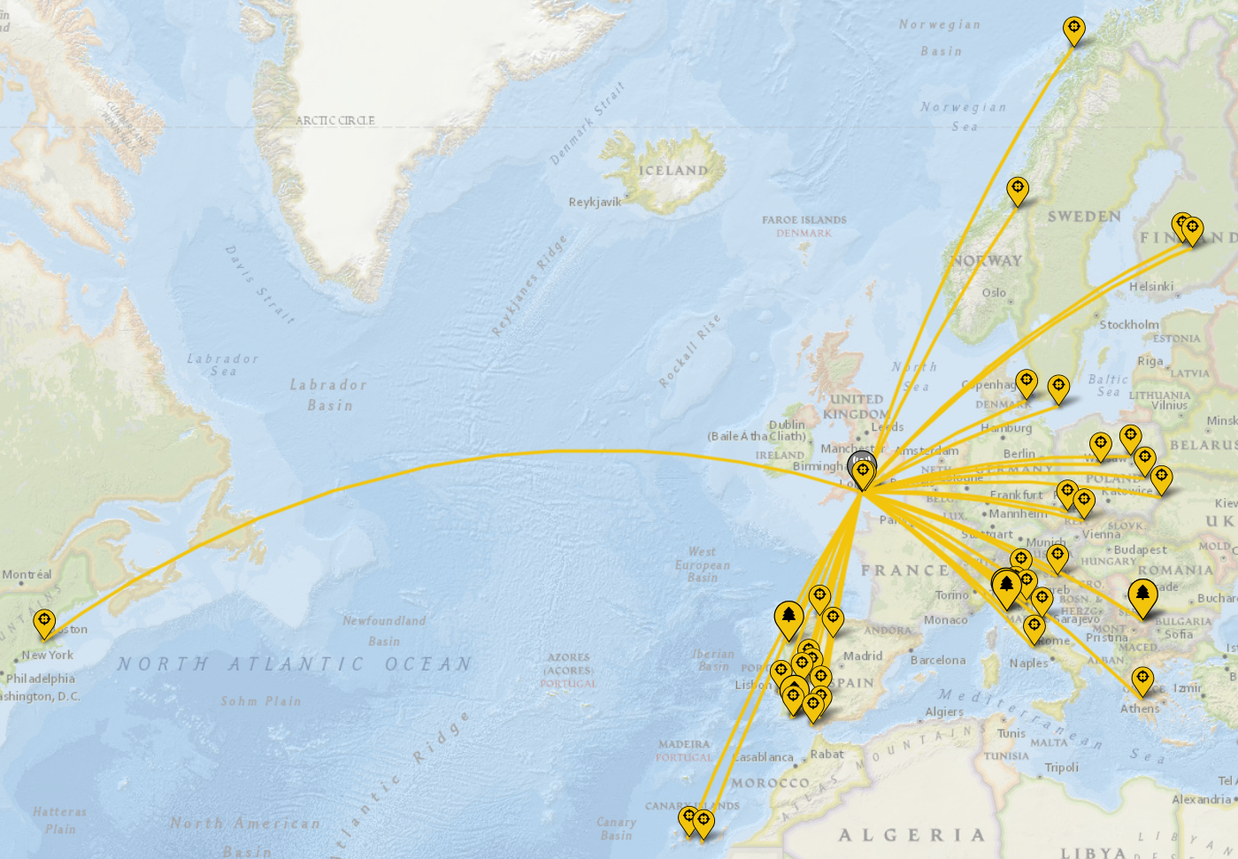 QSO map