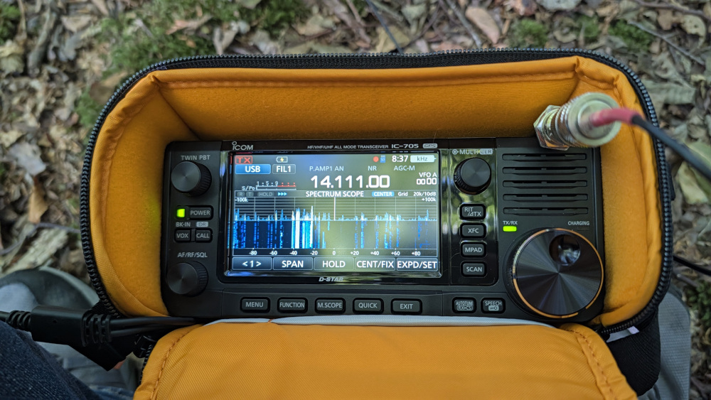 Radio in use