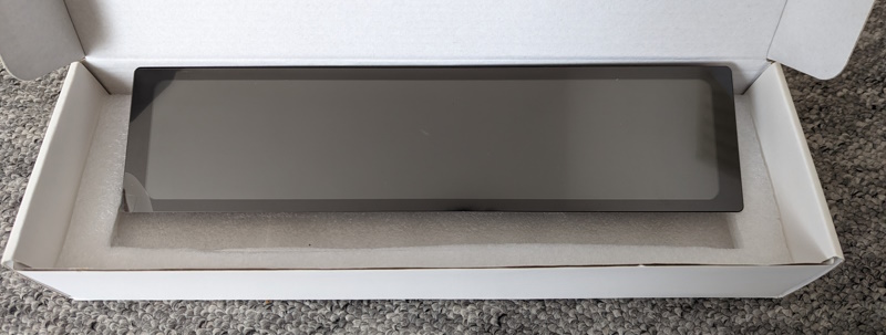 A Waveshare ultra-widescreen display