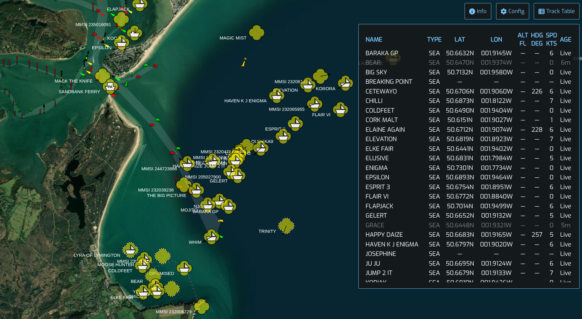 Plane/Sailing v5 Interface
