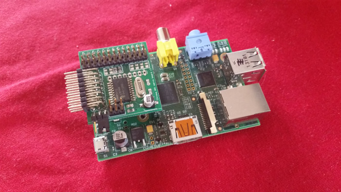 Raspberry Pi and Servo board