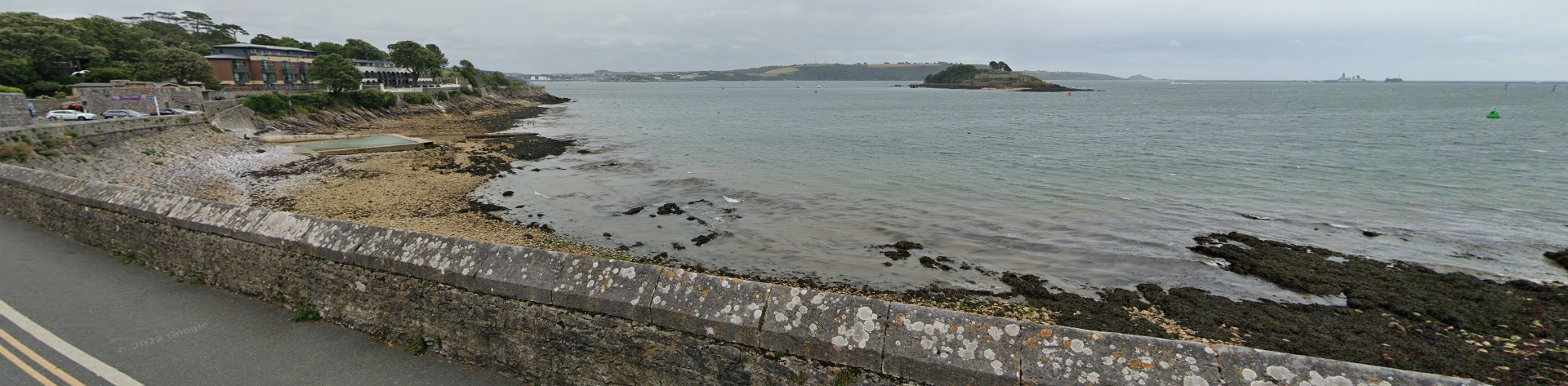 Street View photo looking towards Drake's Island