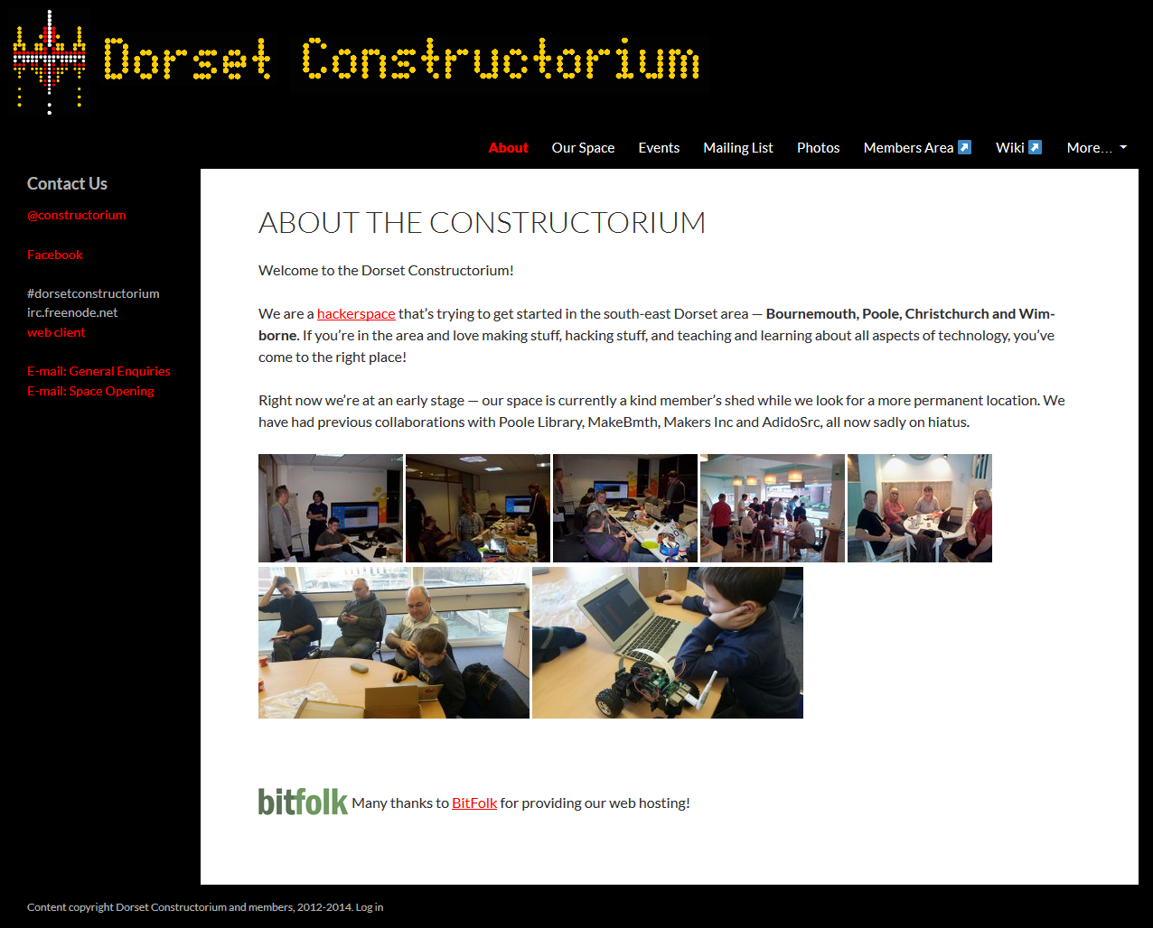 Dorset Constructorium homepage
